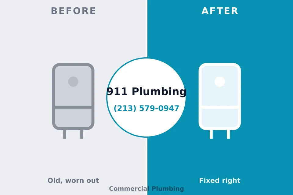 Before and after: plumbing repair Branford Center, CT